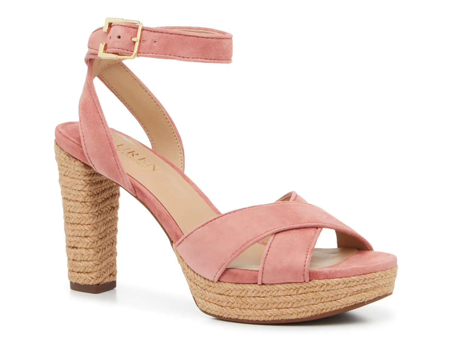 

Сандалии Sasha Platform Sandal Lauren Ralph Lauren, розовый