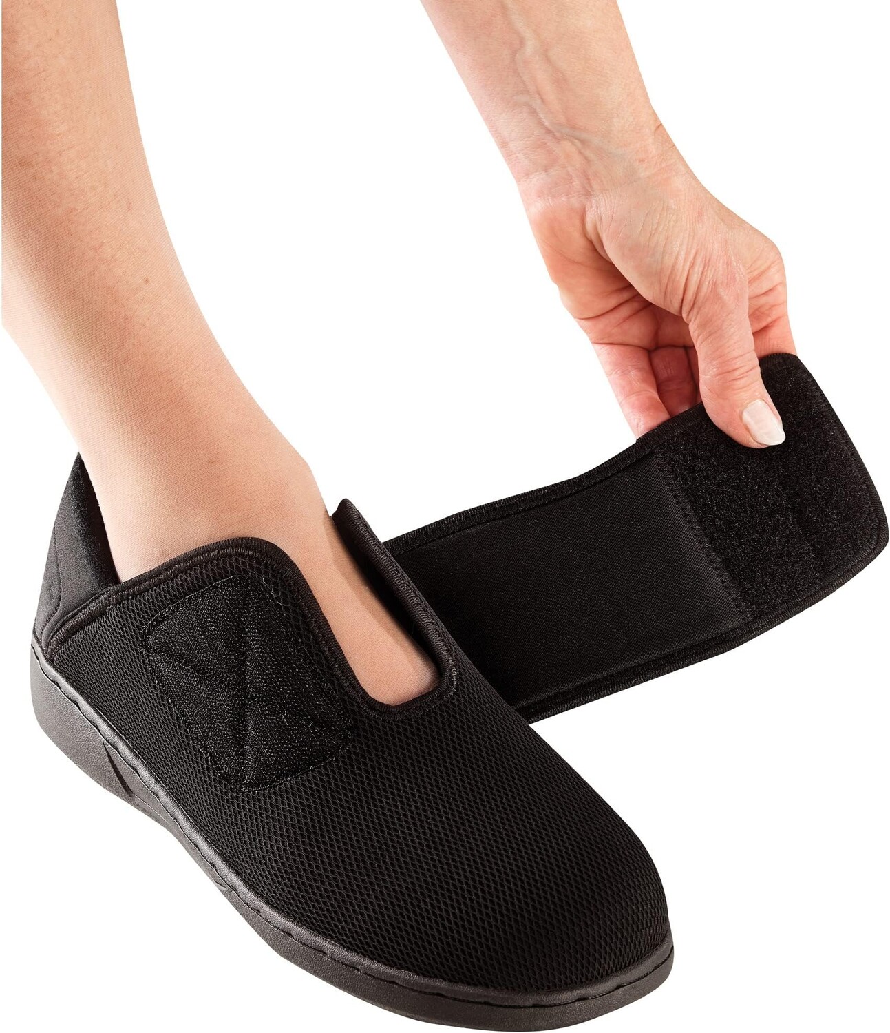 

Тапочки Silverts Extra Wide Comfort Steps Shoes with Fluid Barrier, черный