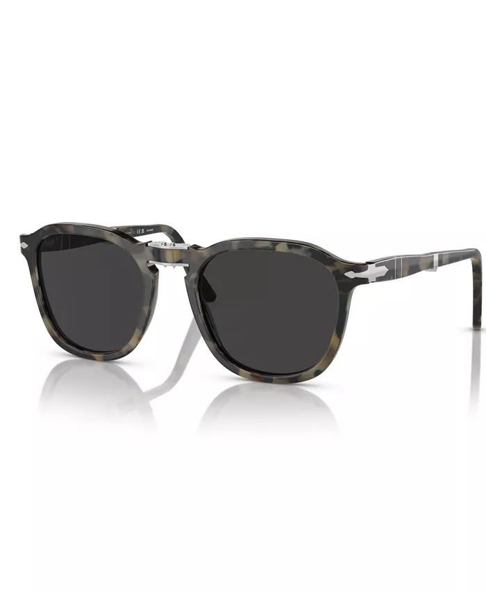

Унисекс поляризованные солнцезащитные очки, Po3345S Persol, коричневый