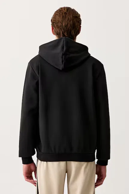 Худи монограмма Adidas Originals, черный — фото 3