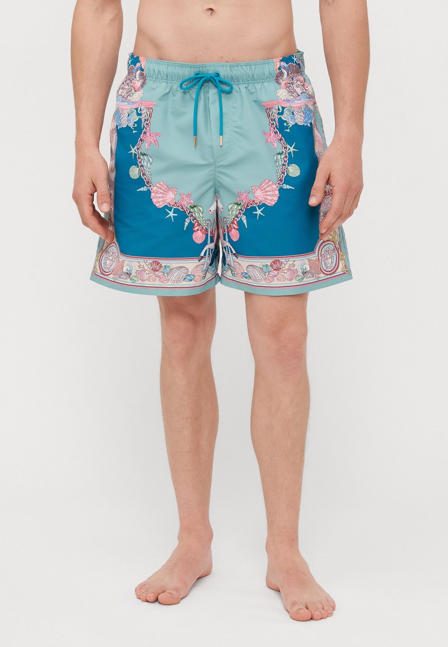 

Шорты для плавания Versace SWIM GOLFO LA VACANZA FOULARD PRINT, Sea Green/Dark Sea Green/Light Blue