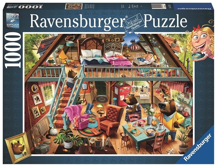 

Ravensburger, пазл, Похищение Златовласки, 1000 шт.