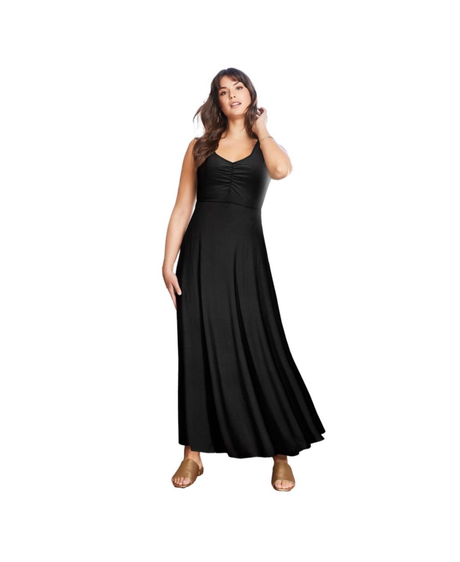 

Женское платье June + Vie без рукавов с вырезом сердечко June & Vie, Black