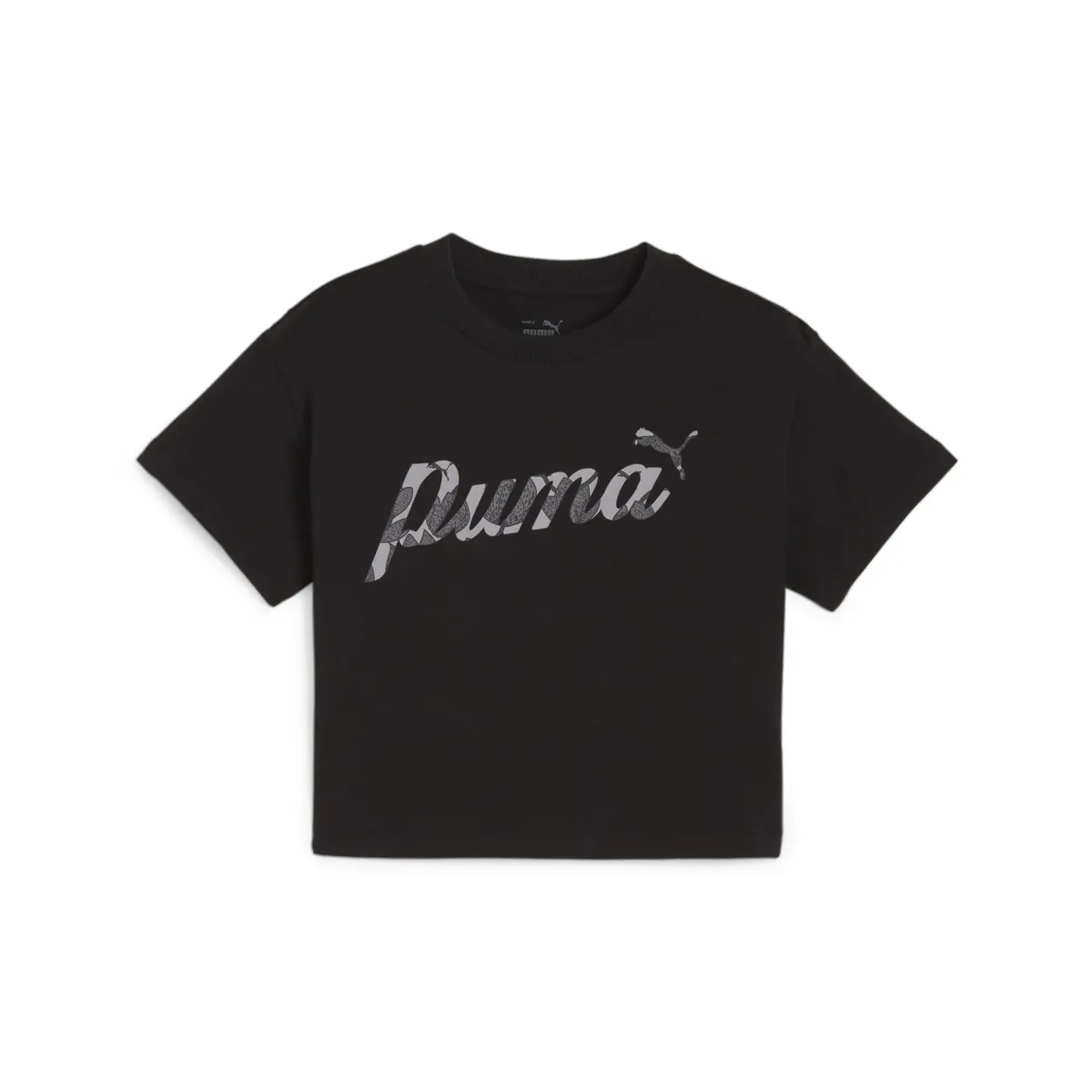 

Футболка PUMA "ESS+ BLOSSOM Short T-Shirt Girls", черный