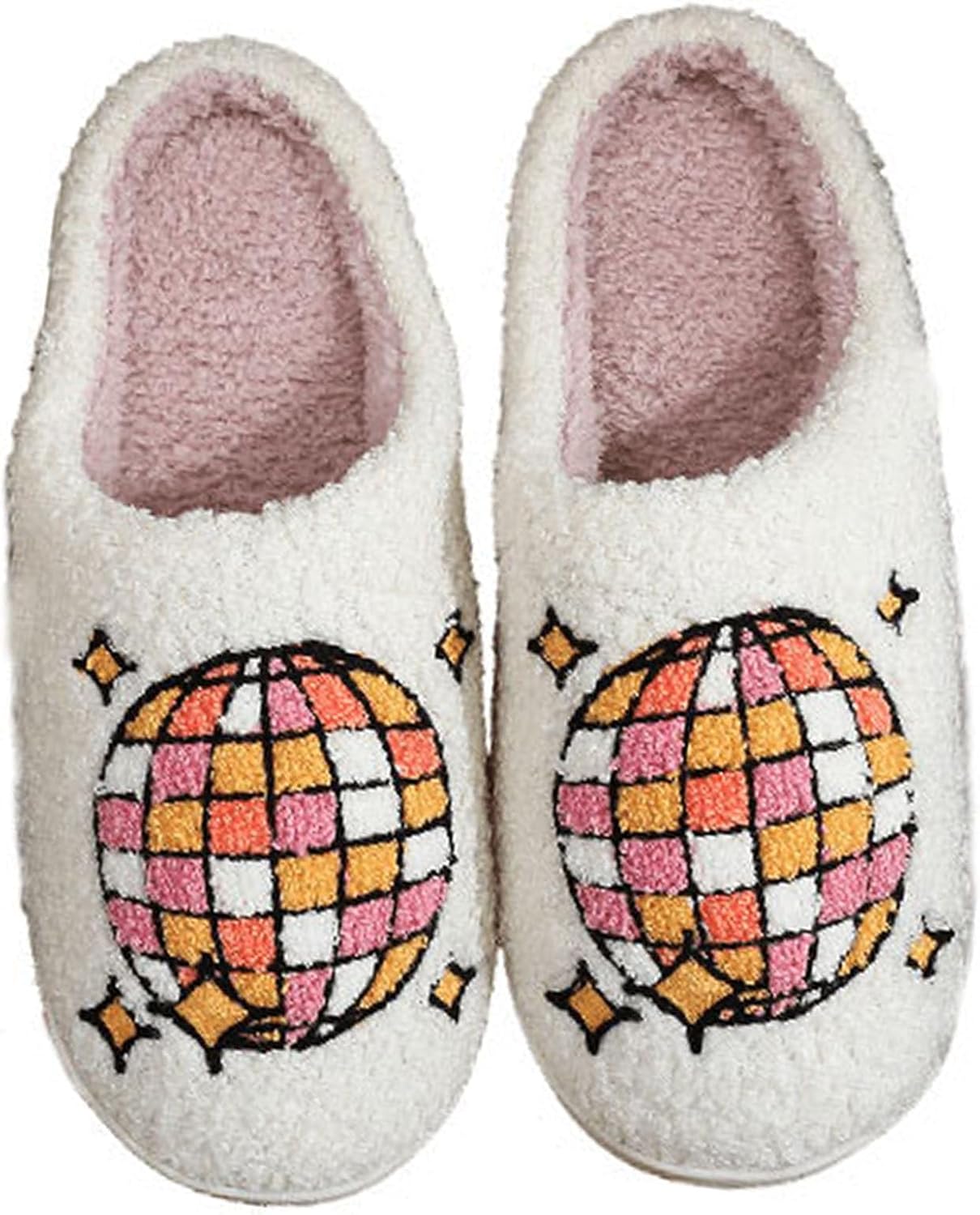 

Женские и мужские тапочки NMHOO с растительными, животными и фруктовыми принтами, ретро, уютные, пушистые, с вышивкой, с утепленной подошвой из памяти формы, для дома и улицы, Disco