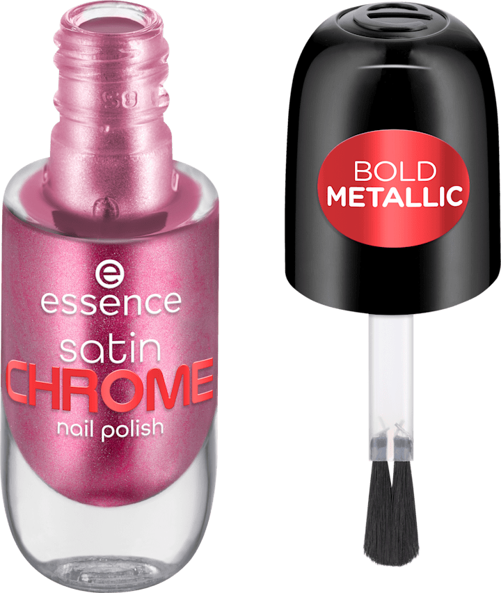 

Лак для ногтей essence Nagellack Satin Chrome 03 Meta Maroon, 8 ml