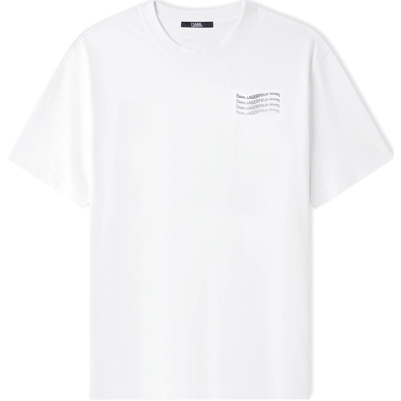 

KARL LAGERFELD / Karl Lagerfeld Jeans Футболка KARL LAGERFELD мужская белая, Белый, KARL LAGERFELD / Karl Lagerfeld Jeans Футболка KARL LAGERFELD мужская белая