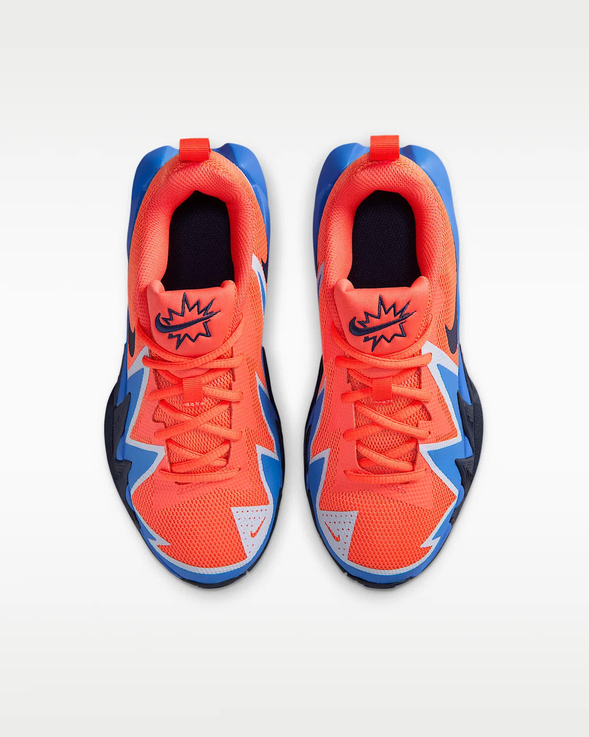 Кроссовки баскетбольные Nike S.T. Dynamite для старших детей, Turf Orange/Blue Crystal/Hydrogen Blue/Midnight Navy — фото 4