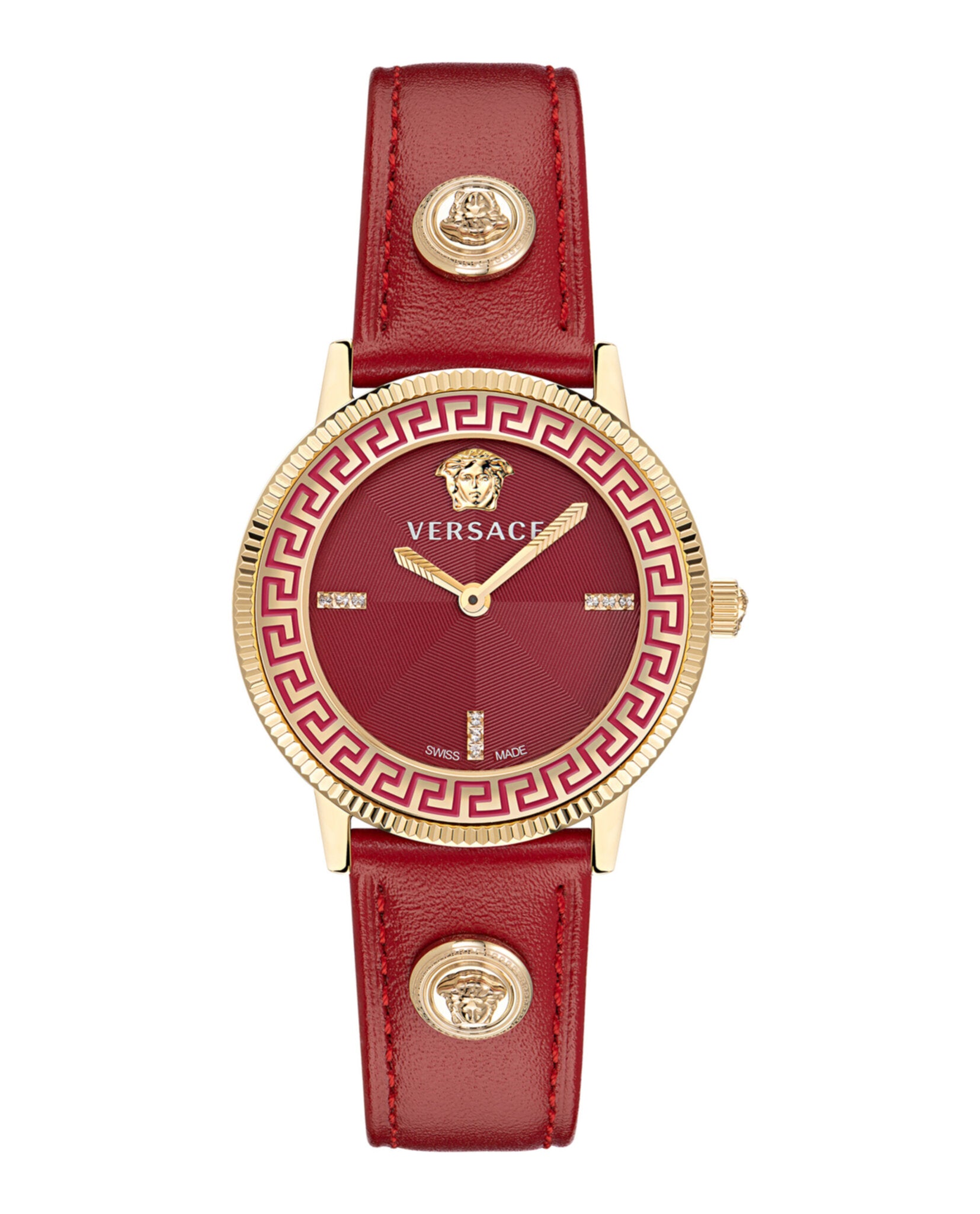 

Часы V-Tribute Diamond Versace, красный/золотой/красный