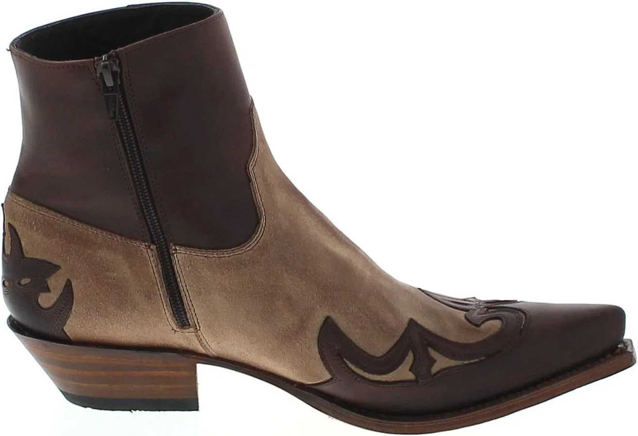 FB Fashion Boots Ботинки Sendra 14379 Samuel Chocolate Firenze Lederstiefeletten für Herren Braun Westernstiefelette — фото 3