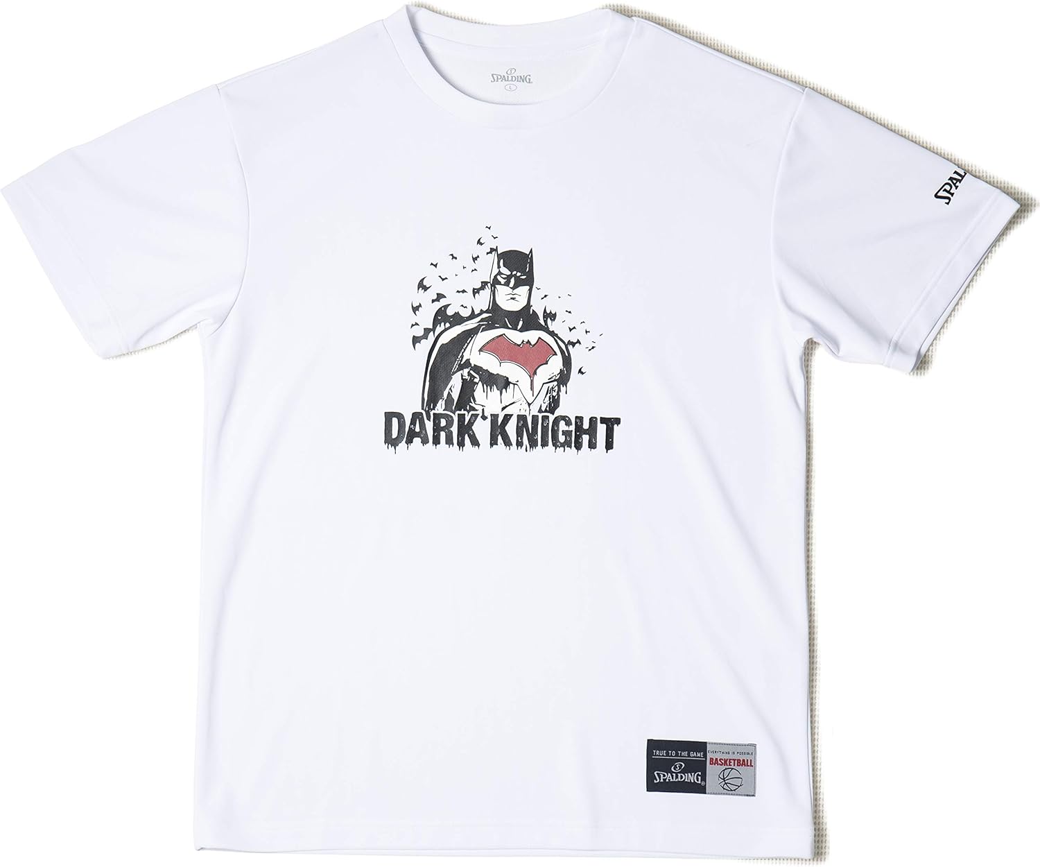

Футболка Spalding BATMAN DARK NIGHT Basket Handsode (smt181300-1000), белый