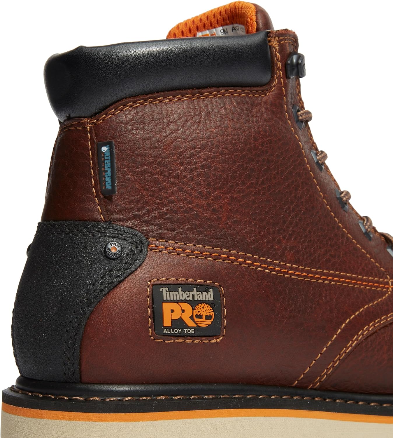 Timberland PRO мужские рабочие ботинки Gridworks 6 дюймов с защитным носком Alloy, водонепроницаемые, с индустриальной клиновидной подошвой, Brown — фото 3