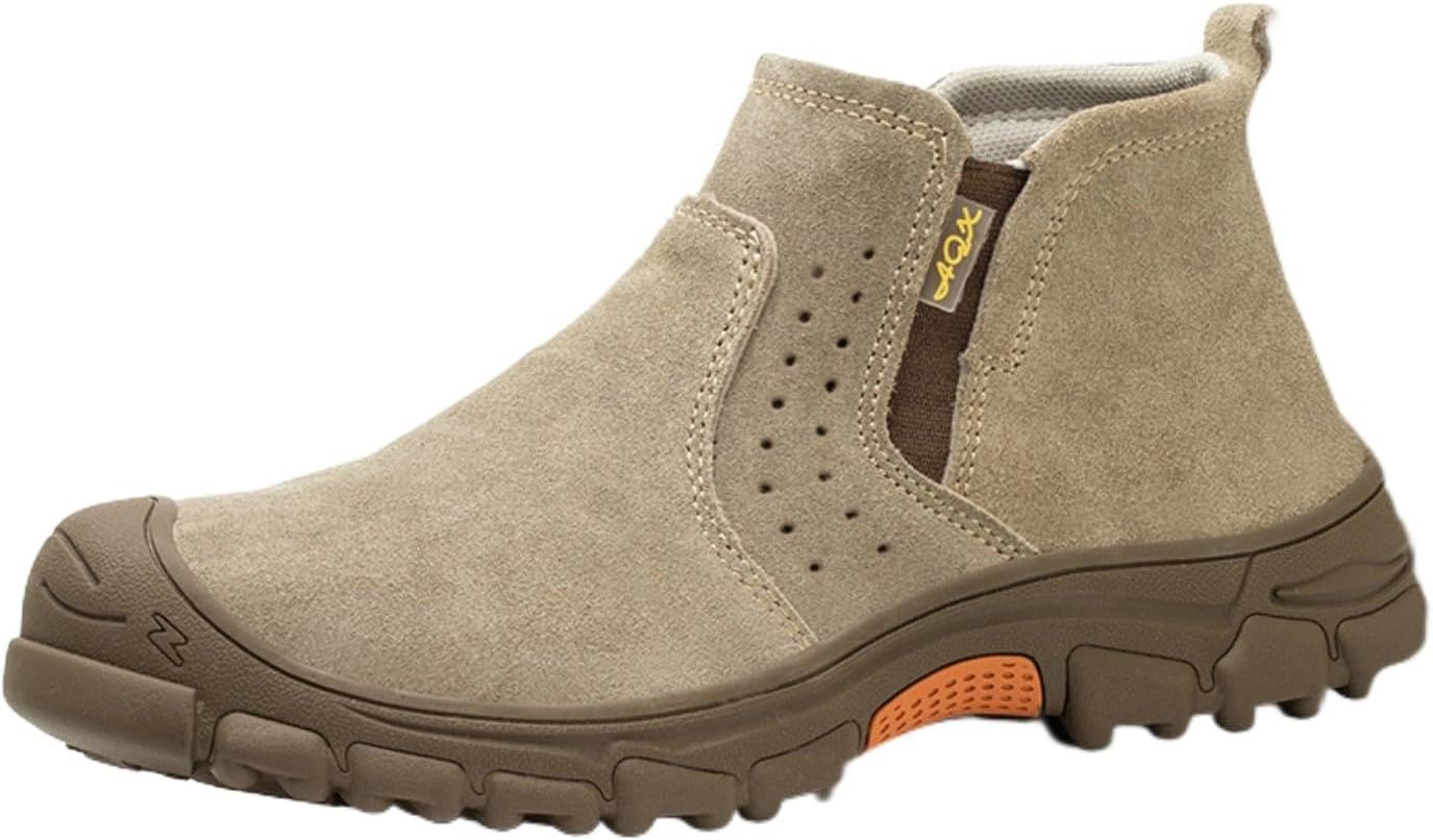 

Мужские ботинки со стальным носком, легкие кроссовки для работы, мягкие и удобные для сварочных работ Lexamen, A Style a