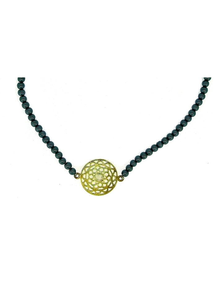 

Viva Браслет с изображением коронной чакры, 16-18 см, черный