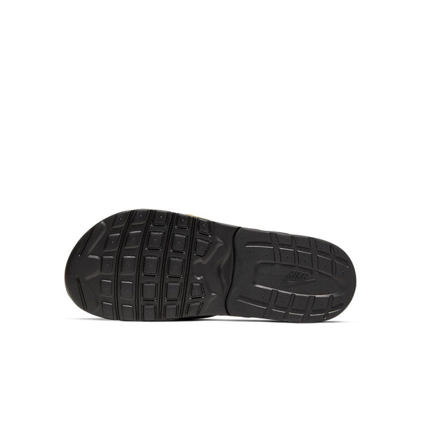 Тапочки air max camden slide 'black metallic gold' Nike, черный — фото 4