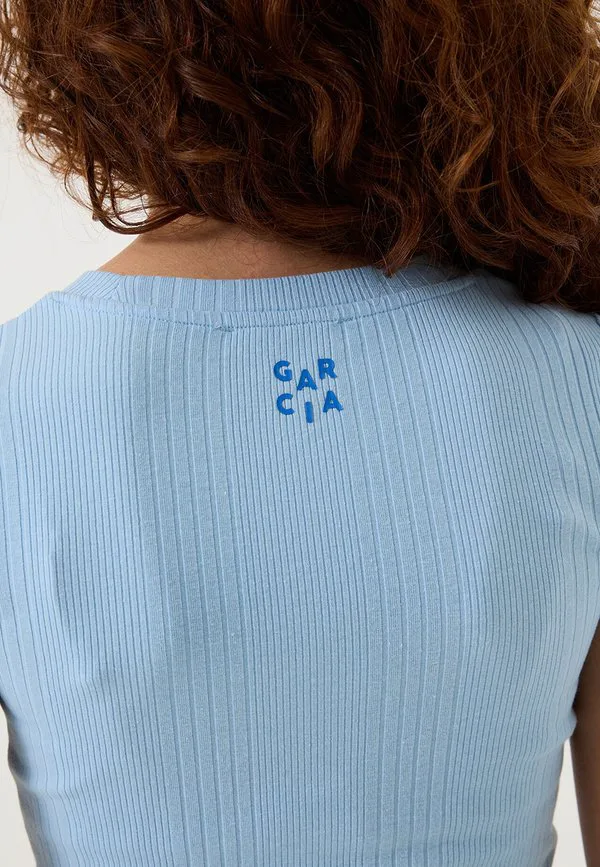 Простая футболка Garcia, Powder Blue — фото 4