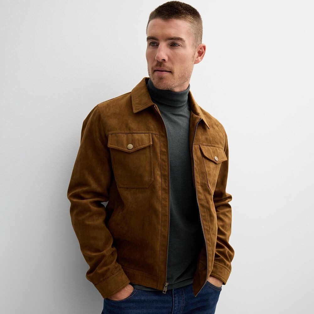 

кв. Куртка дальнобойщика из искусственной замши 9 Apt. 9, цвет Dark Camel