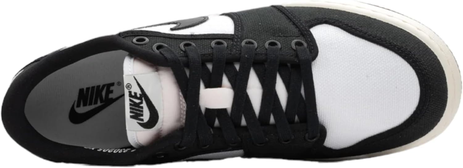 Мужские кроссовки Nike AJKO 1 Low Black/Varsity Red-Sail (DX4981 006) Jordan, белый/черный — фото 4