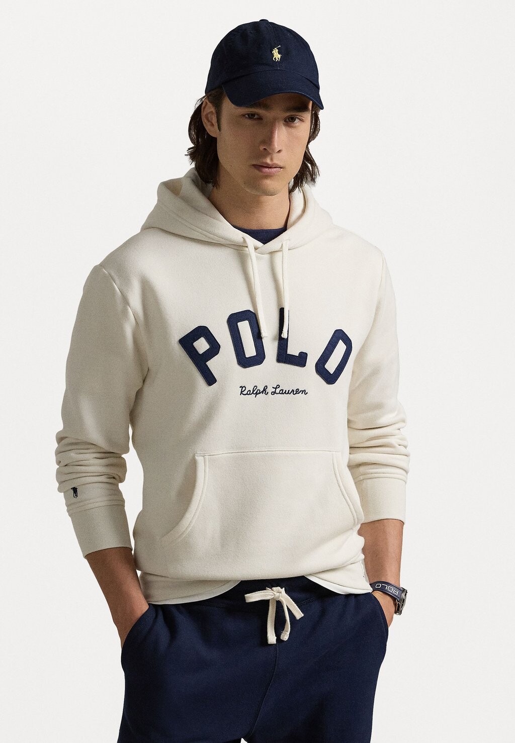 

Толстовка с капюшоном THE RL FLEECE LOGO HOODIE Ralph Lauren, кремовый