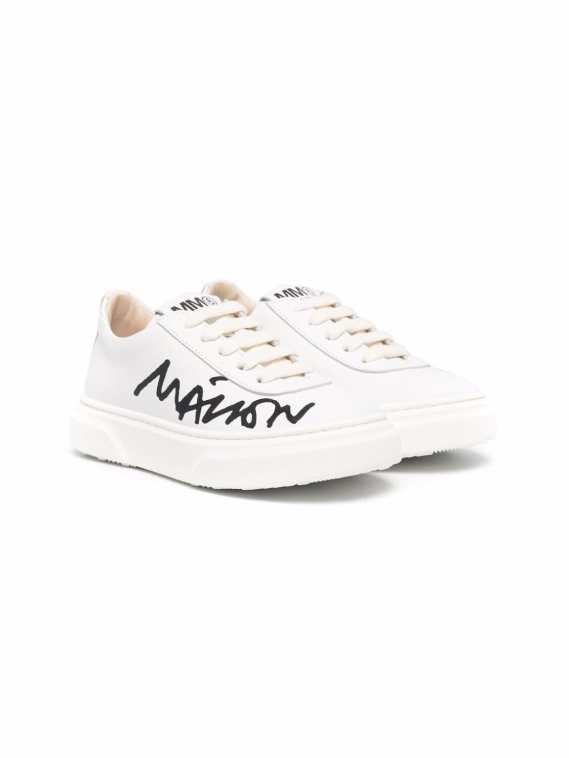 

Кроссовки с логотипом MM6 Maison Margiela Kids, белый