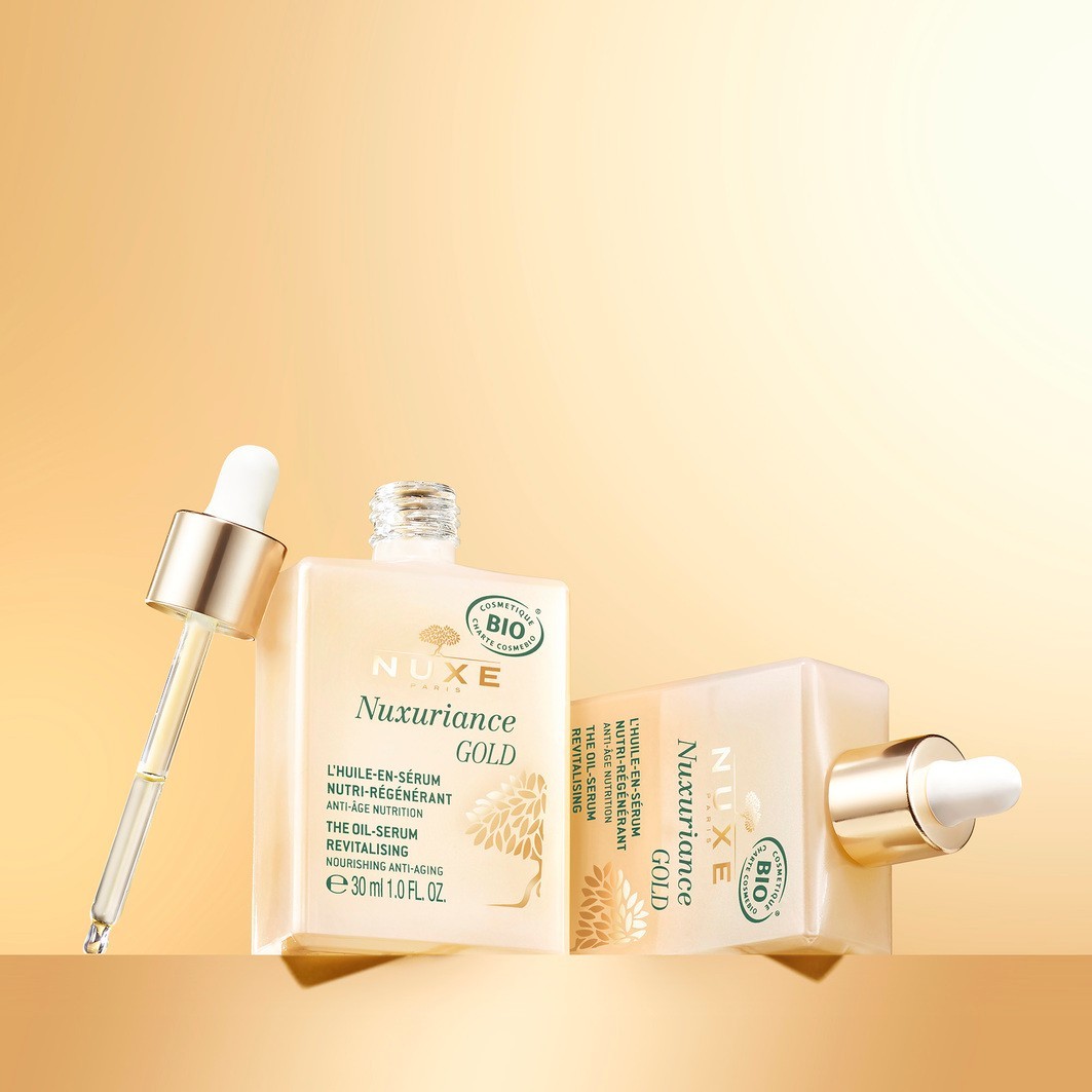 Сыворотка Nuxe — Для лица nuxuriance gold the revitalizing oil-serum, nuxuriance gold , объем, 30 мл — фото 4