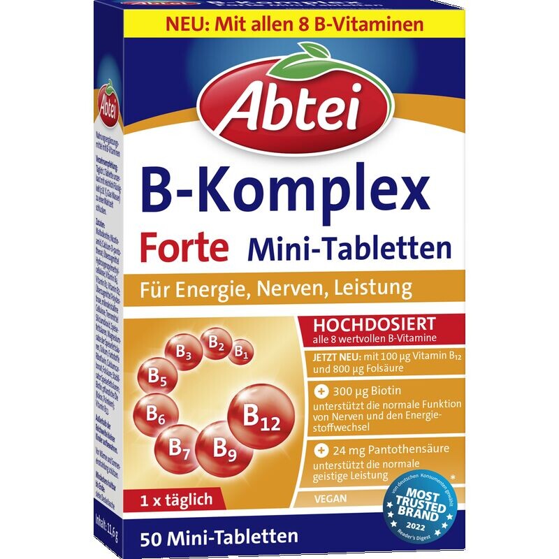 

Мини-таблетки B-Complex Forte Abtei, 11,6 g