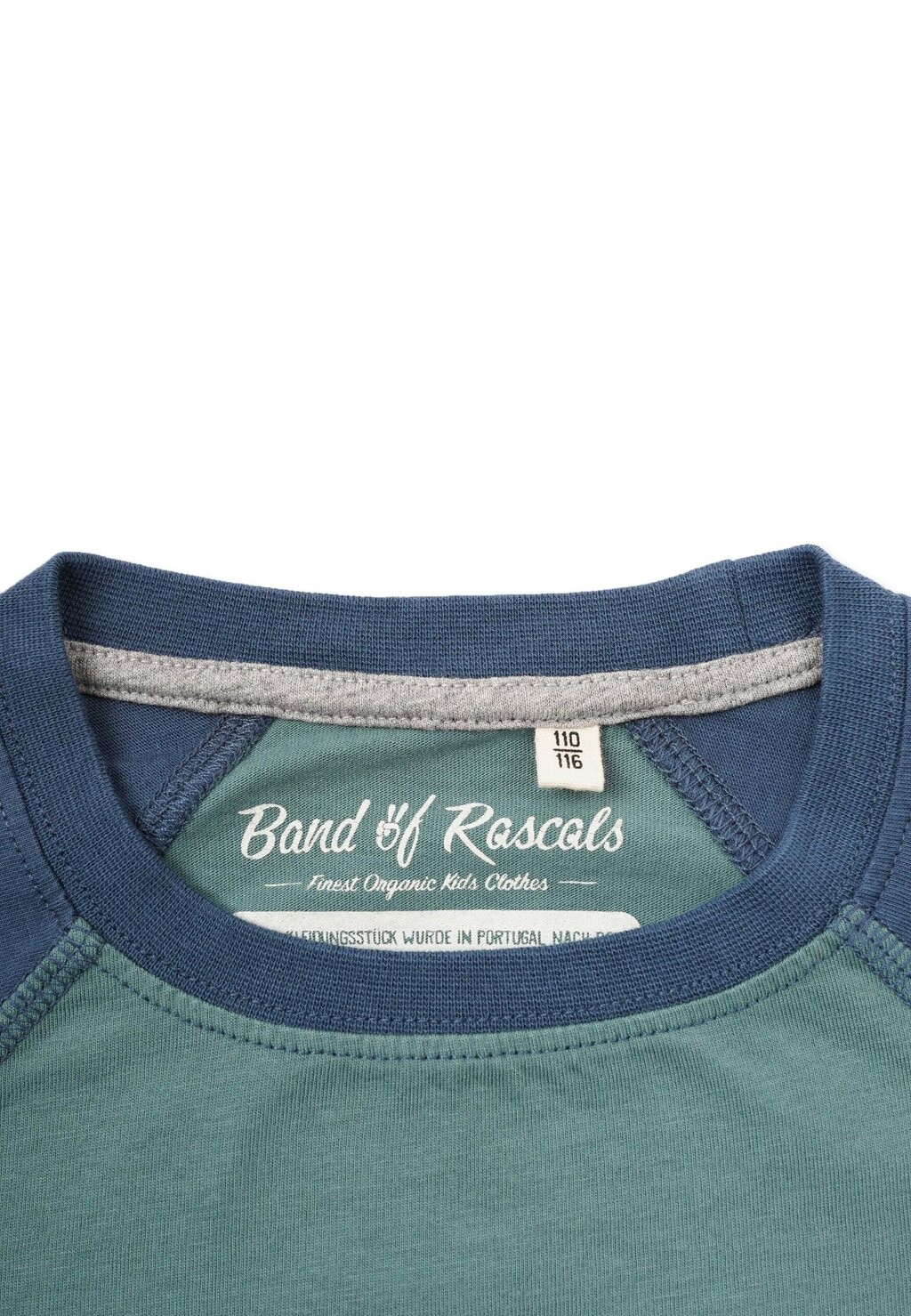 Рубашка с длинным рукавом Longsleeve Raglan Band of Rascals, шалфейно-синий — фото 3