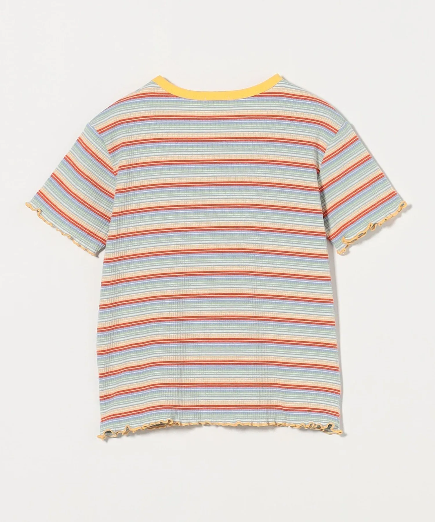 Футболка Tereko Multi-Border / Детская 140-160 см United Arrows Green Label Relaxing, Orange — фото 2