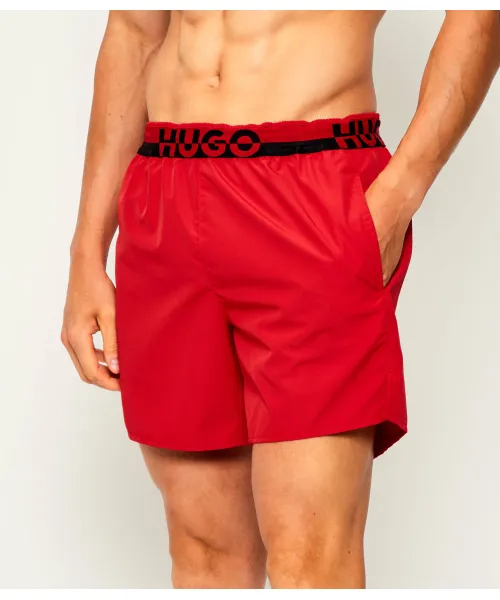 

Пляжные шорты Tapi Regular fit Hugo Bodywear, красный