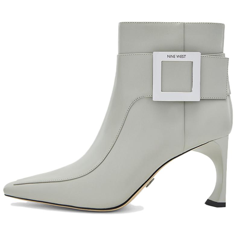 NINE WEST Черные женские ботильоны на каблуке 8 см, цвет Black — фото 3