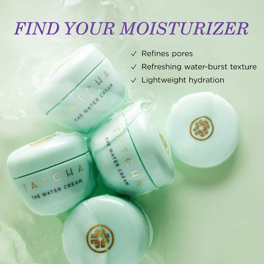 Крем для лица Tatcha — Увлажняющий Water Cream без масла, сужающий поры, с возможностью многократного наполнения, 15 мл — фото 2
