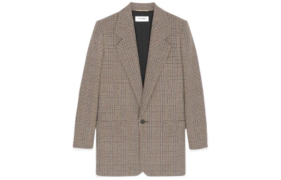 

Деловой костюм женский коричневый Saint Laurent