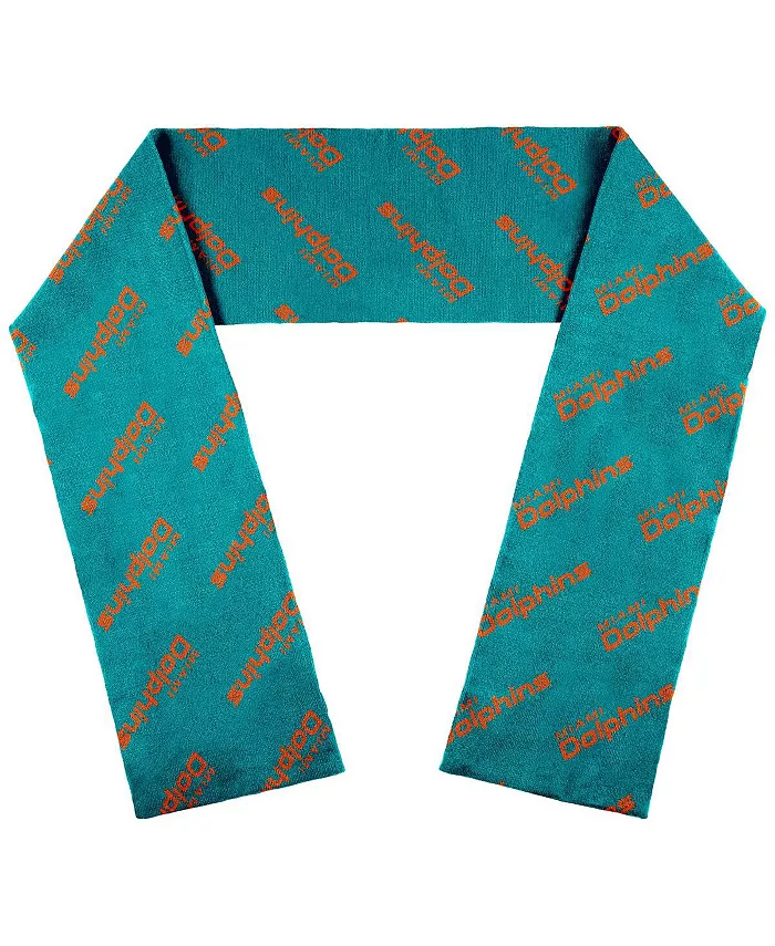 

Женский шарф Miami Dolphins с логотипом Team Wordmark WEAR by Erin Andrews