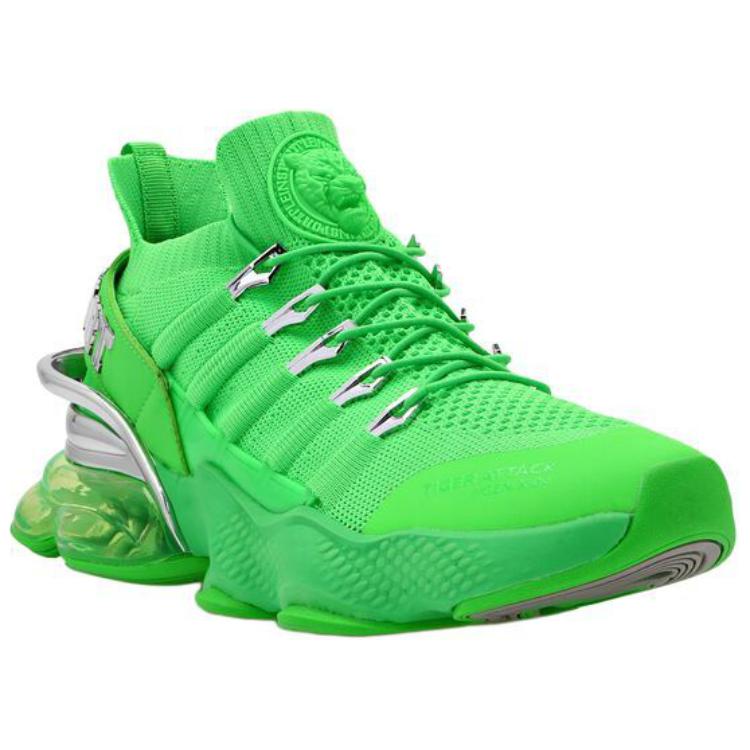 Низкие повседневные кроссовки Unisex Зеленый флуоресцентный PLEIN SPORT — фото 3