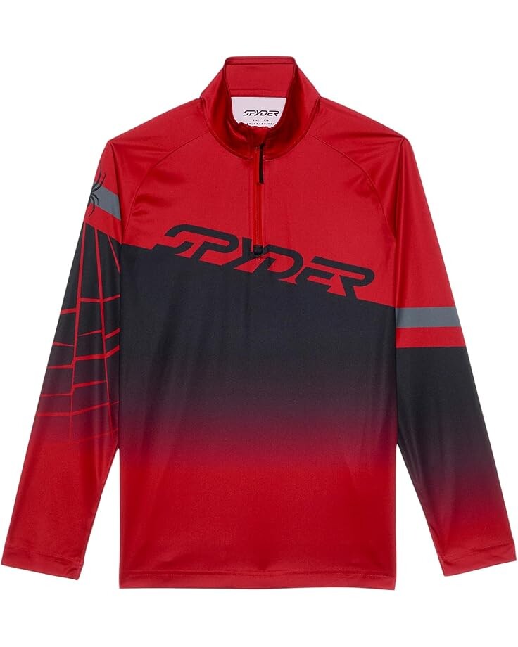 

Топ Spyder Kids Incline 1/2 Zip Top, цвет Spyder Red