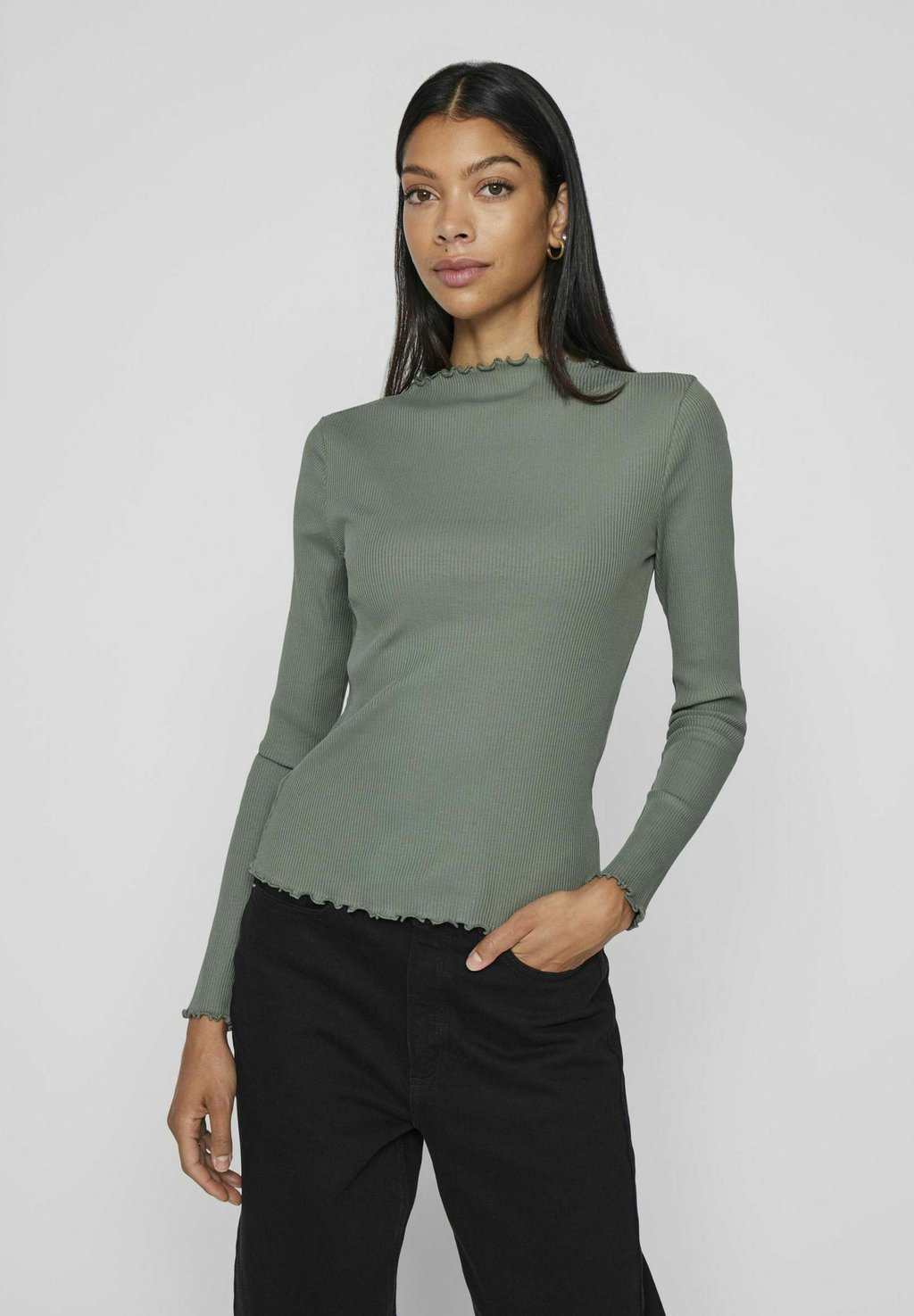 

Футболка с длинным рукавом HIGH NECK VILA, цвет Laurel Wreath