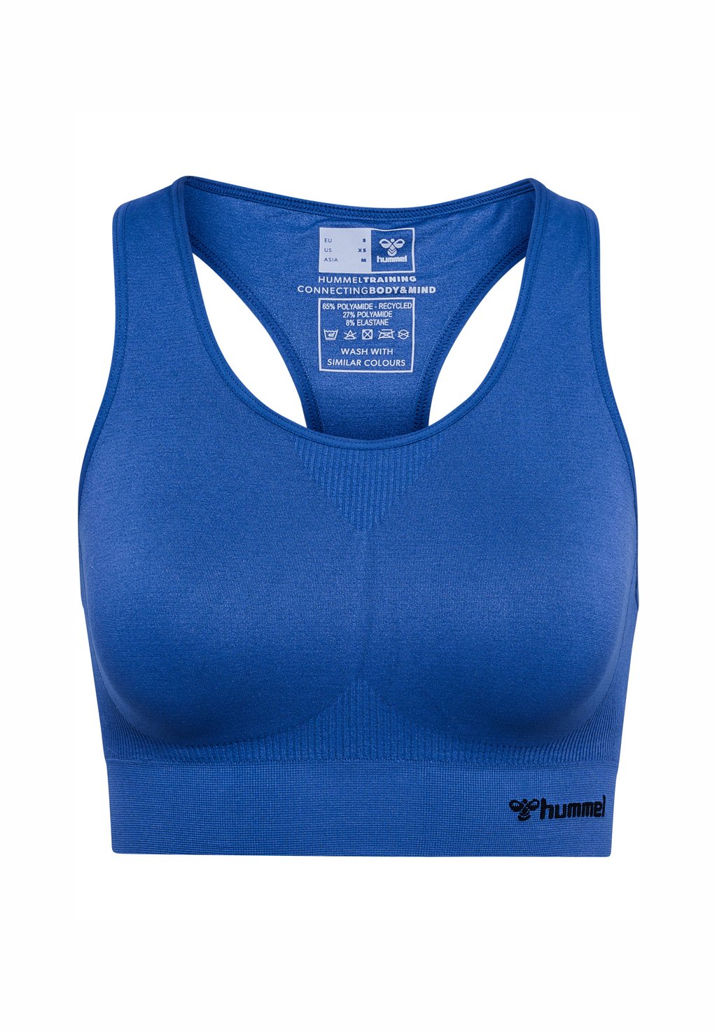 

Спортивный бюстгальтер средней поддержки SEAMLESS Hummel, синий