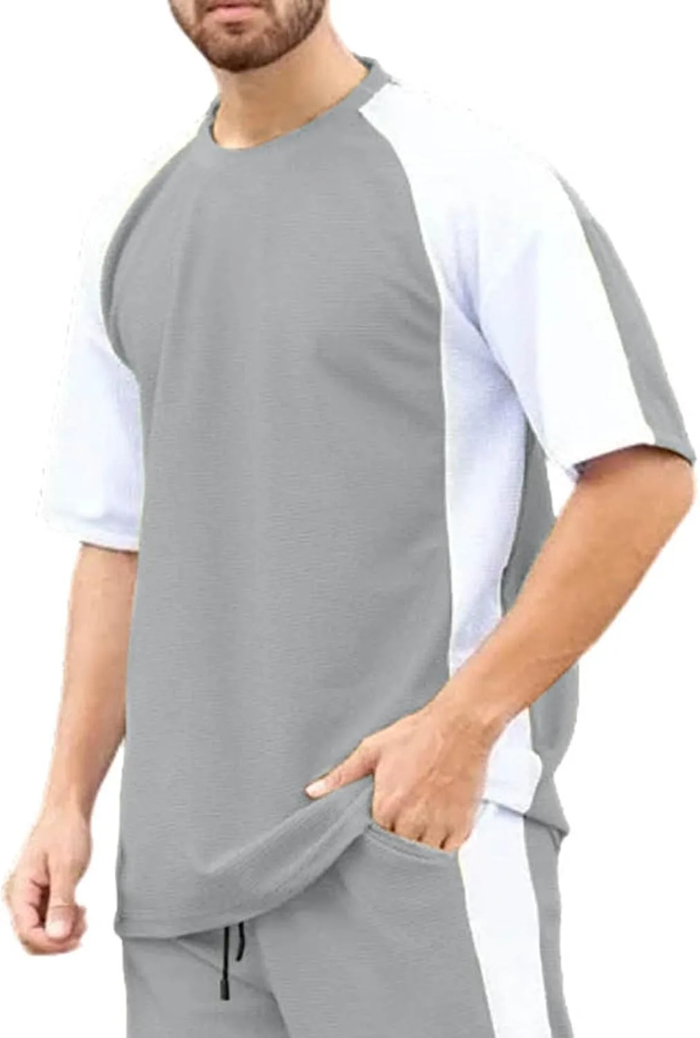 

Xiaojmake мужская футболка с коротким рукавом Baseball Raglan для спорта и отдыха