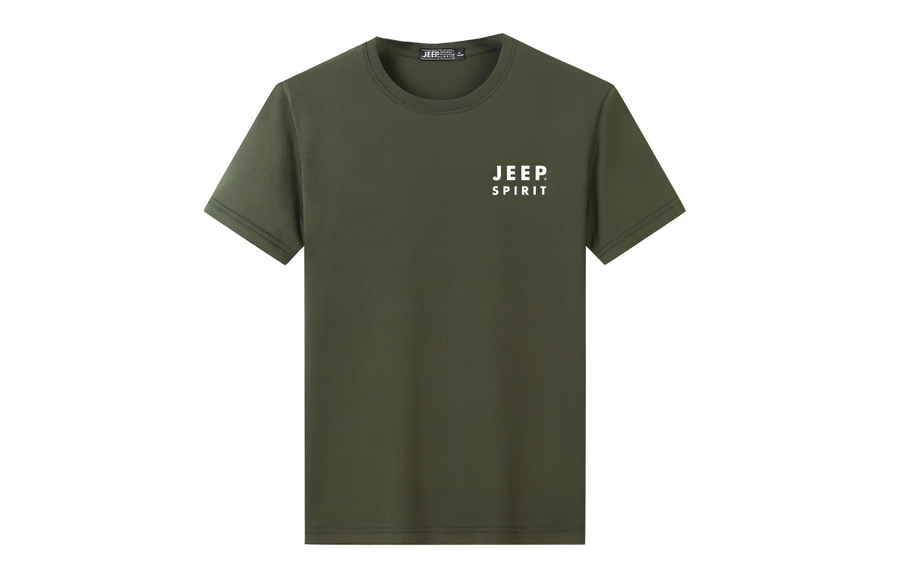 

Футболка весна-лето unisex JEEP SPIRIT, зеленый