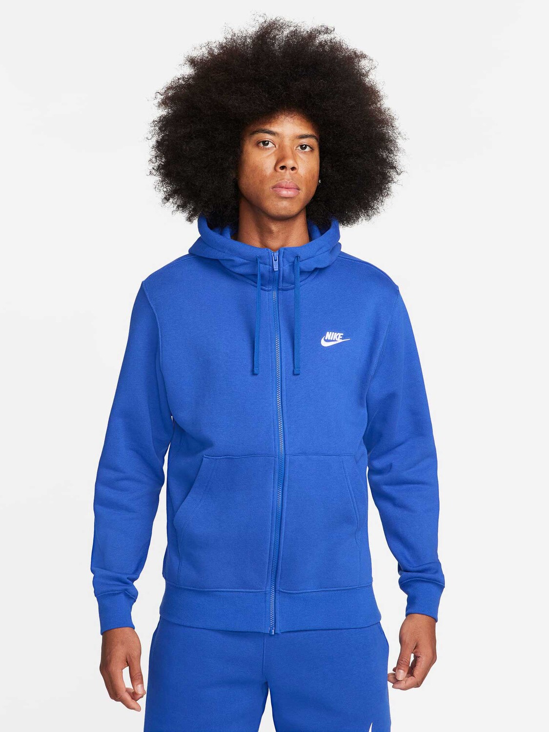 

Толстовка Nike M NSW CLUB HOODIE FZ BB, синий