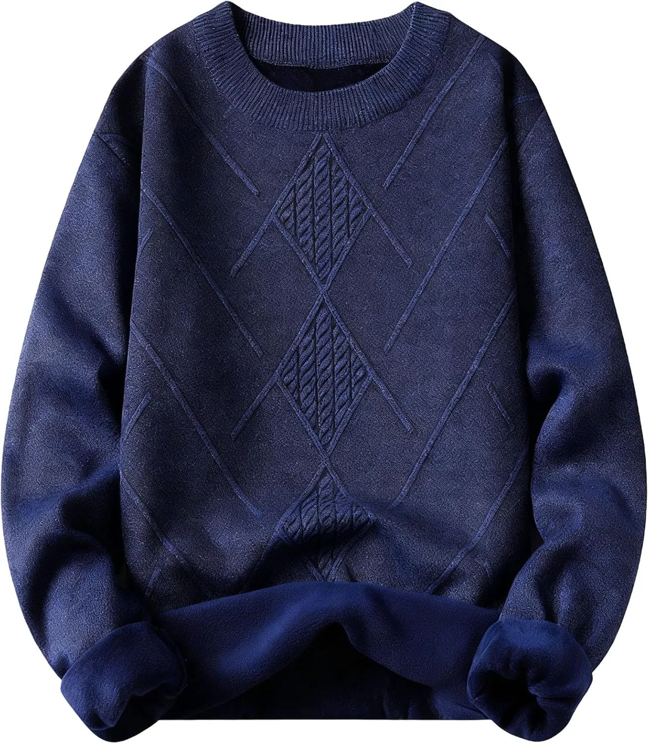 

Мужской свитер Sherpa Lined Casual Fleece с длинным рукавом