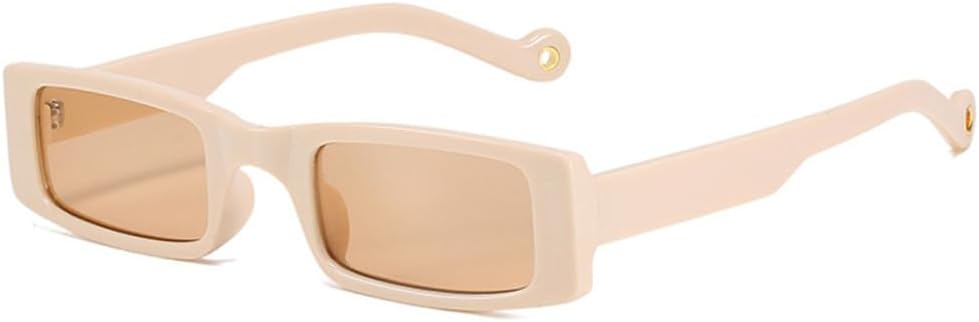 

Модные солнцезащитные очки в узкой прямоугольной оправе для женщин и мужчин, для активного отдыха, велоспорта, спорта, с защитой от УФ-излучения UV400, в стиле ретро TYUVIVO, Beige Champagne