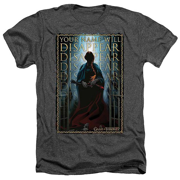 

Футболка Game of Thrones Your Name Will Disappear взрослая Heather Licensed Character