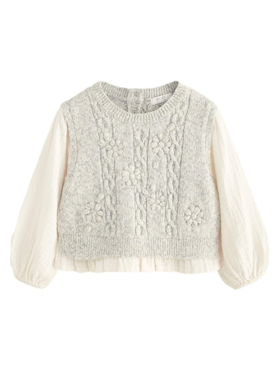 

Свитер Next Sweater, светло-серый