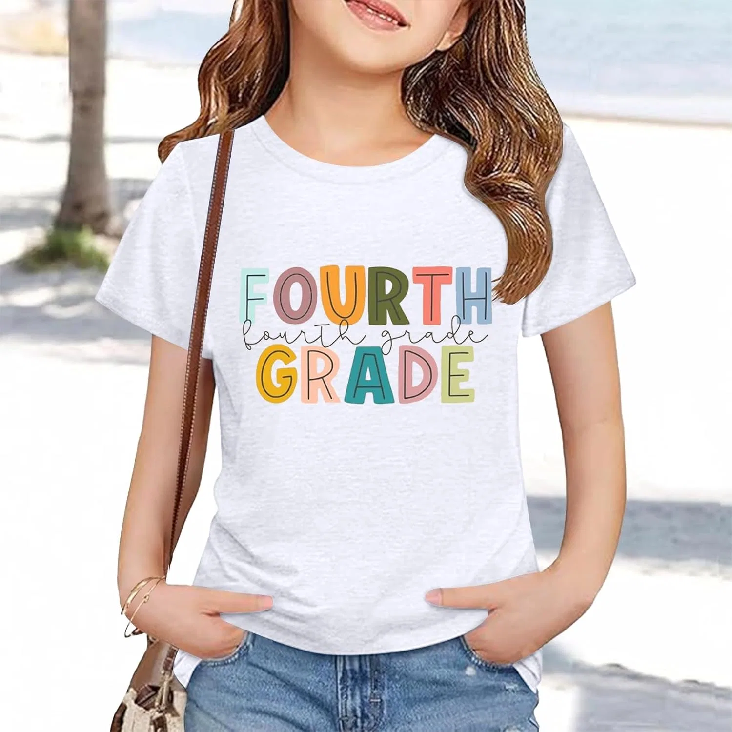 Футболка с коротким рукавом, Fourth Grade, белый — фото 4