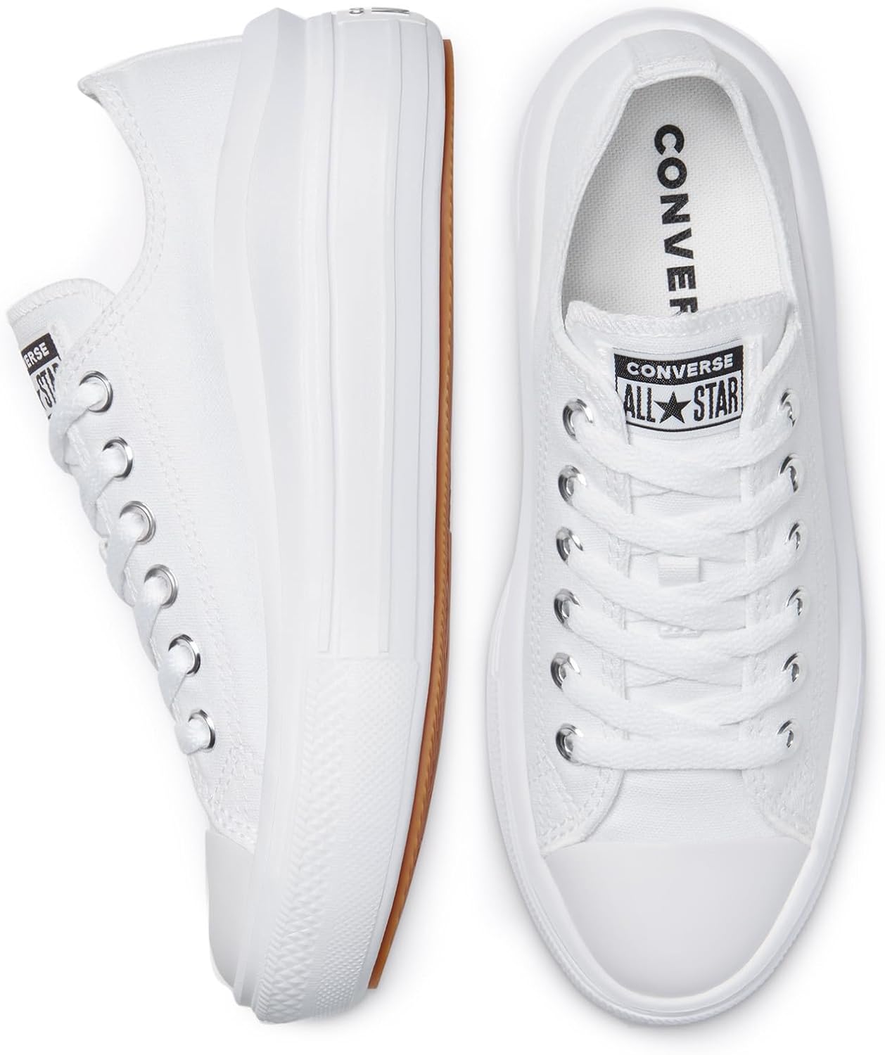 Converse Unisex Adult Chuck Taylor All Star кроссовки, White/White/White — фото 4
