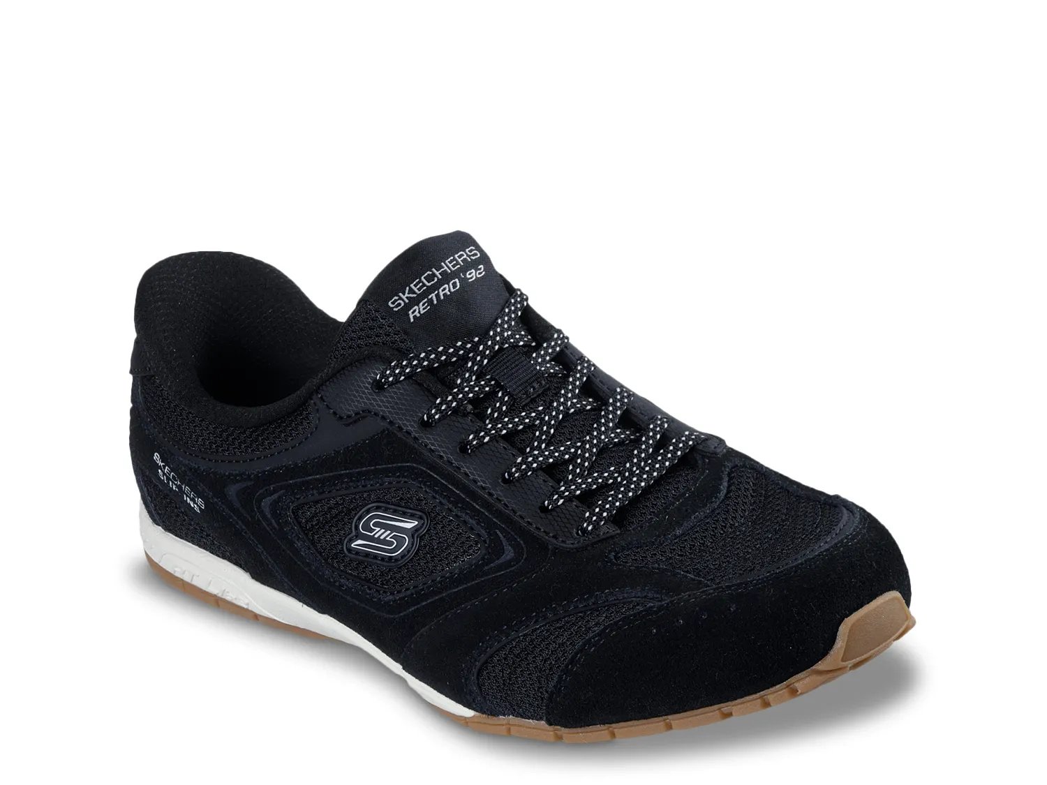 Кроссовки Skechers Hands Free Slip-ins Retro Lite Sneaker, черный/белый