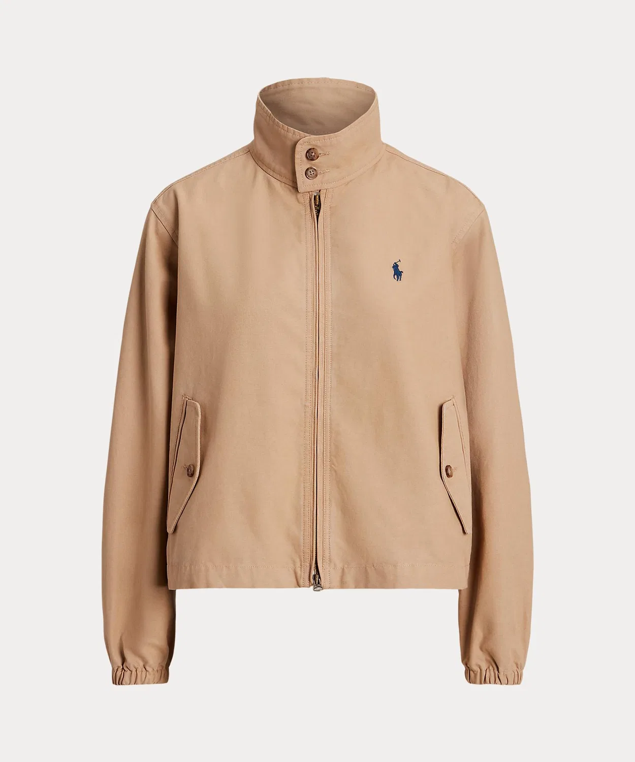 Жакет из хлопкового канваса, прямой крой, Polo Ralph Lauren, коричневый — фото 2
