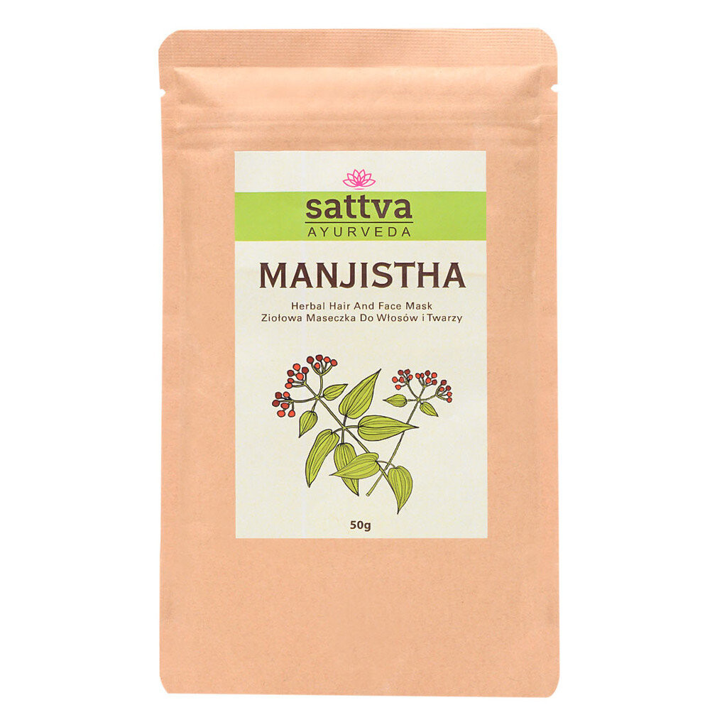 

Натуральный травяной порошок для волос Satva Manjistha 50 г Sattva