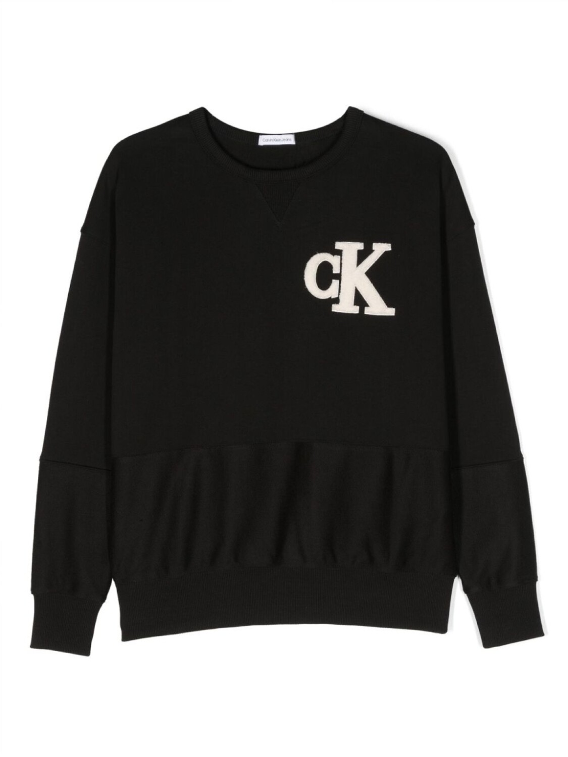 

Толстовка с нашивкой-логотипом Calvin Klein Kids, черный
